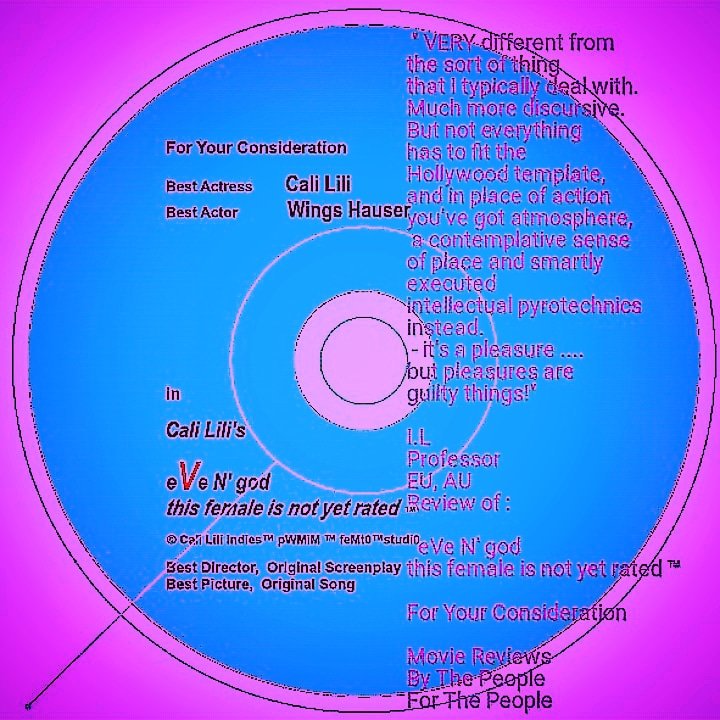 Movie Review : "  VERY different from the sort of thing that I typically deal with. Much more discursive -

( -Intent for the project comes through very strongly - that this is about trying to break preconceptions and make things better - )

but not everything has to fit the Hollywood template, and in place of action you’ve got atmosphere, a contemplative sense of place and smartly executed intellectual pyrotechnics instead....

 - it’s a pleasure .... but pleasures are guilty things!  " 

I.L 
Lecturer, screenwriter, script editor